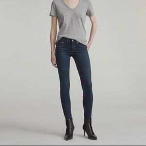 Rag & Bone skinny jeans, indigo dyed and tight! Super sexy and comfortable.